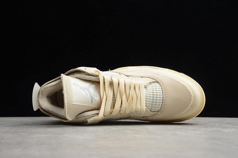 Jordan 4 Retro Off-White Sail - Image 4