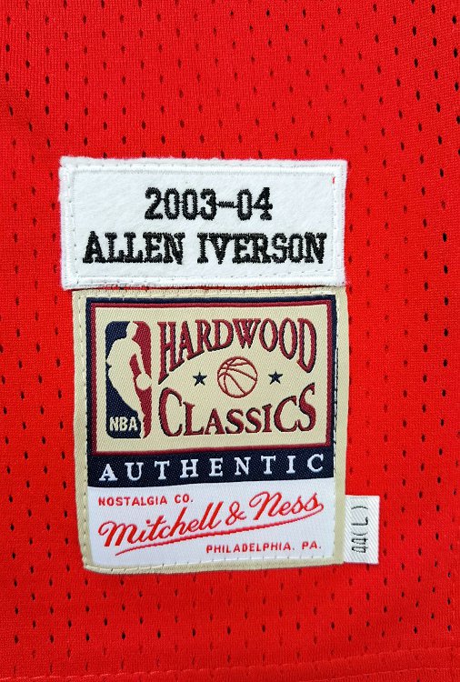 Allen Iverson Philadelphia 76ers Throwback Jersey - Image 8
