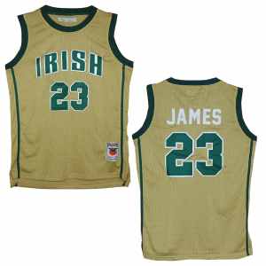 LeBron James Irish High School Jersey