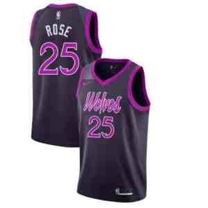 Derrick Rose Minnesota Timberwolves City Edition Jersey