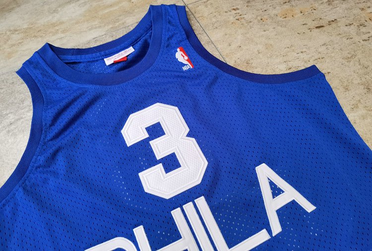Allen Iverson Philadelphia 76ers Throwback Jersey - Image 3