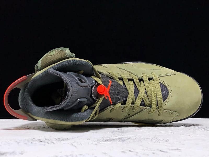 Jordan 6 Retro Travis Scott Olive - Image 4