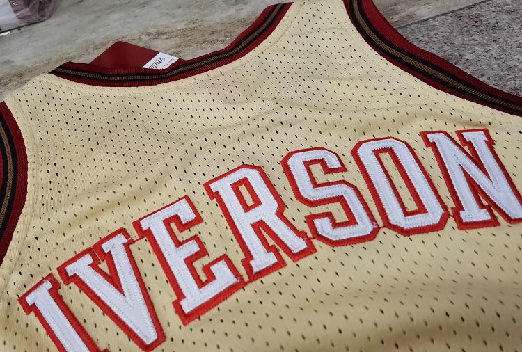 Allen Iverson Philadelphia 76ers Throwback Jersey - Image 8
