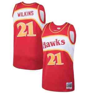 Dominique Wilkins Atlanta Hawks Throwback Jersey