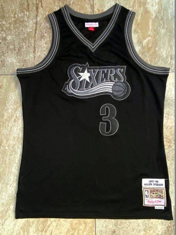 Allen Iverson Philadelphia 76ers Throwback Jersey - Image 7