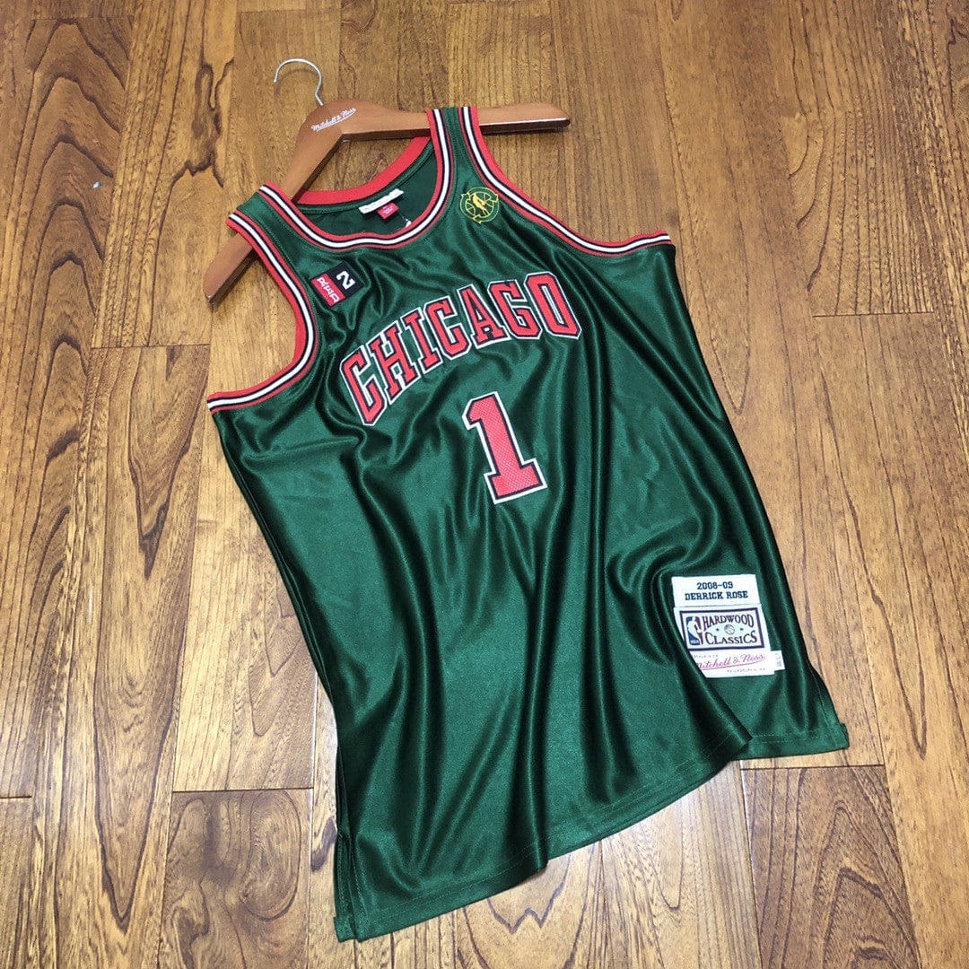 Derrick Rose Chicago Bulls Throwback Jersey St. Patrick's Day - Image 2