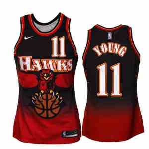 Trae Young Atlanta Hawks Throwback jersey