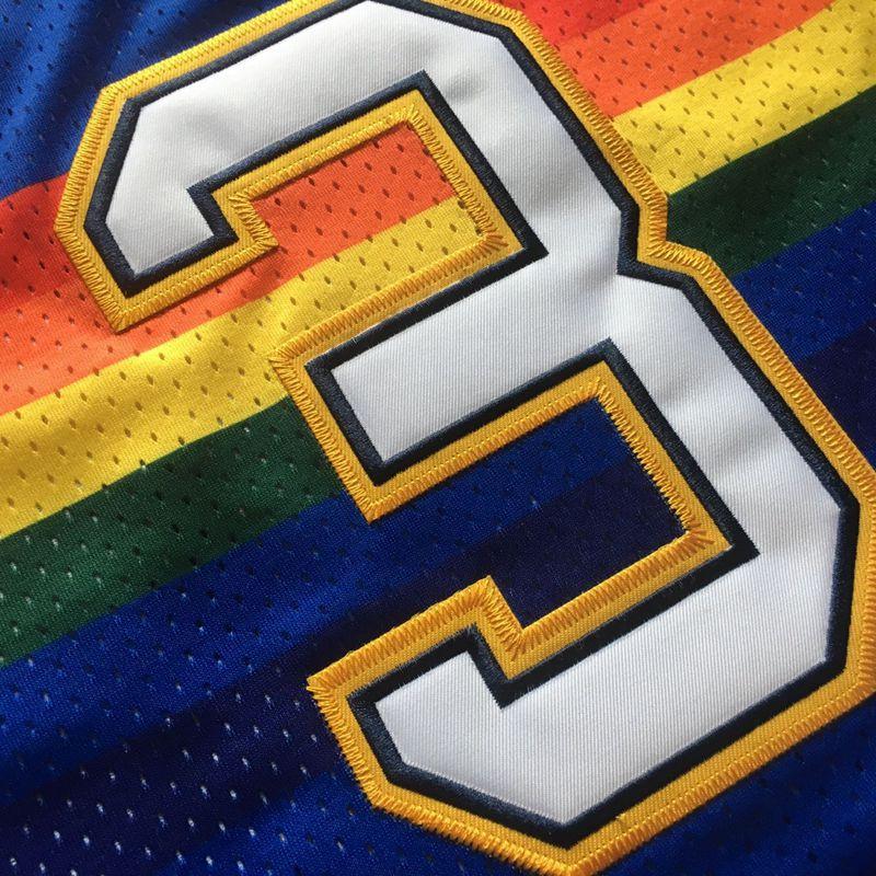 Allen Iverson Denver Nuggets Throwback Jersey - Image 6