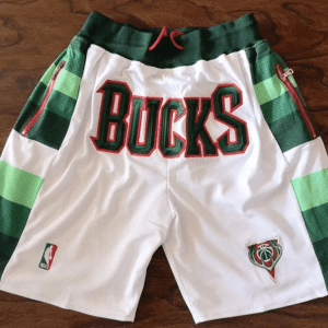 Milwaukee Bucks Throwback Basketball Shorts