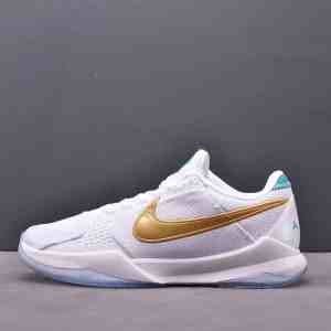 Kobe 5 Undefeated What If WHITE