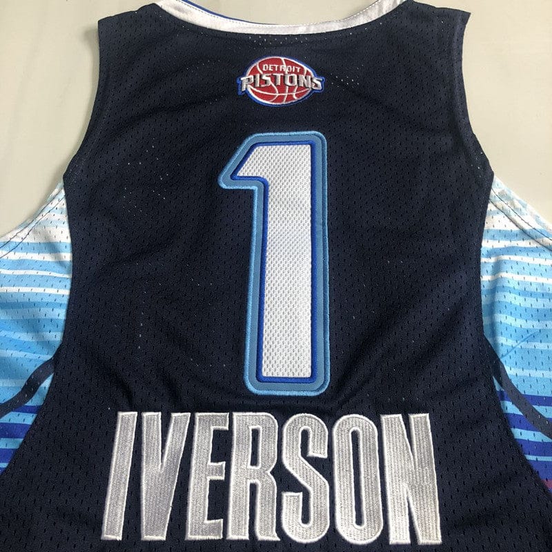 Allen Iverson Detroit Pistons 2009 All-Star East Jersey - Image 6