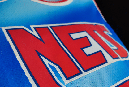 Custom Brooklyn Nets Throwback Authentic Jersey - Image 2