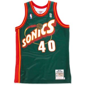 Shawn Kemp Seattle Sonics Throwback Jersey