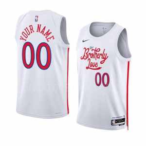 Custom Philadelphia 76ers 2022-23 City Edition Jersey