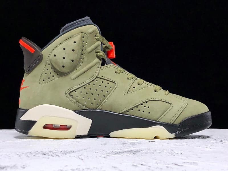 Jordan 6 Retro Travis Scott Olive - Image 3