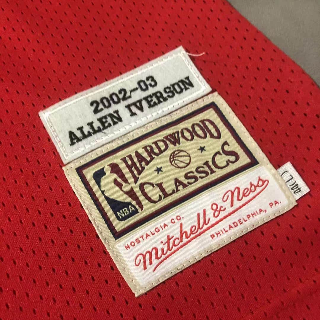 Allen Iverson Philadelphia 76ers Throwback Jersey - Image 8