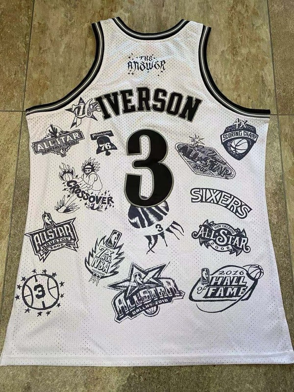 Allen Iverson Philadelphia 76ers Jersey - Image 7