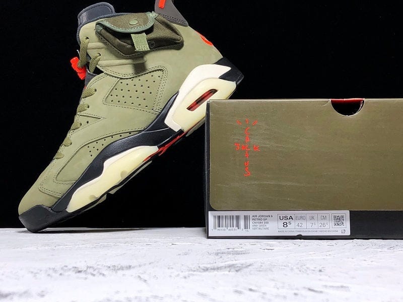 Jordan 6 Retro Travis Scott Olive - Image 14