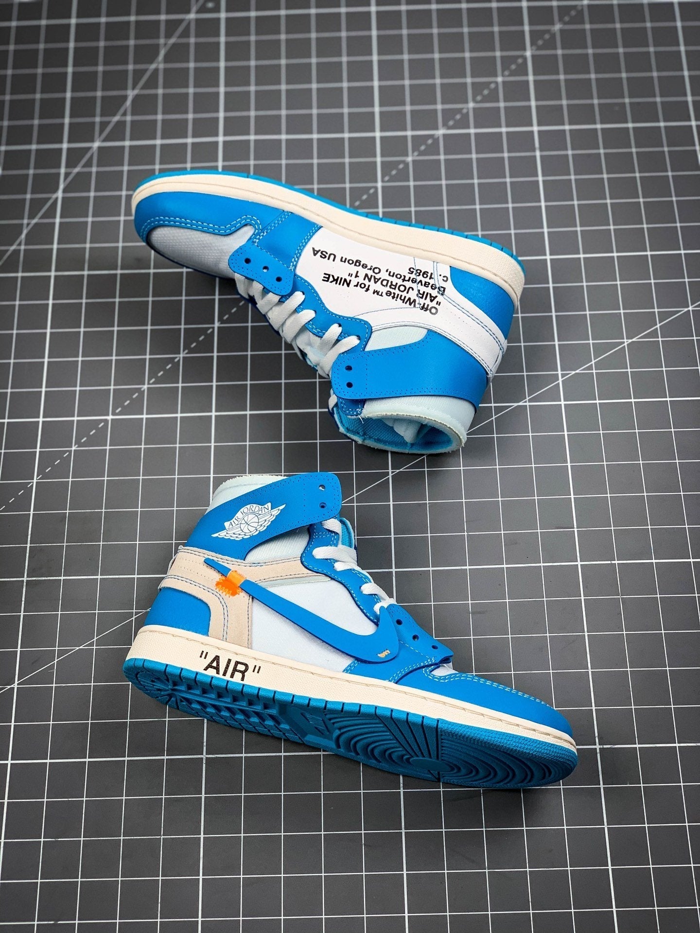 Jordan 1 Retro High Off-White University Blue - Image 5