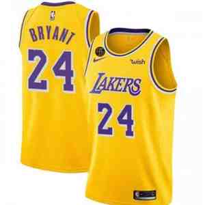 Kobe Bryant #24 KB Patch Los Angeles Lakers Jersey