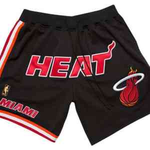 Miami Heat Black Basketball Shorts