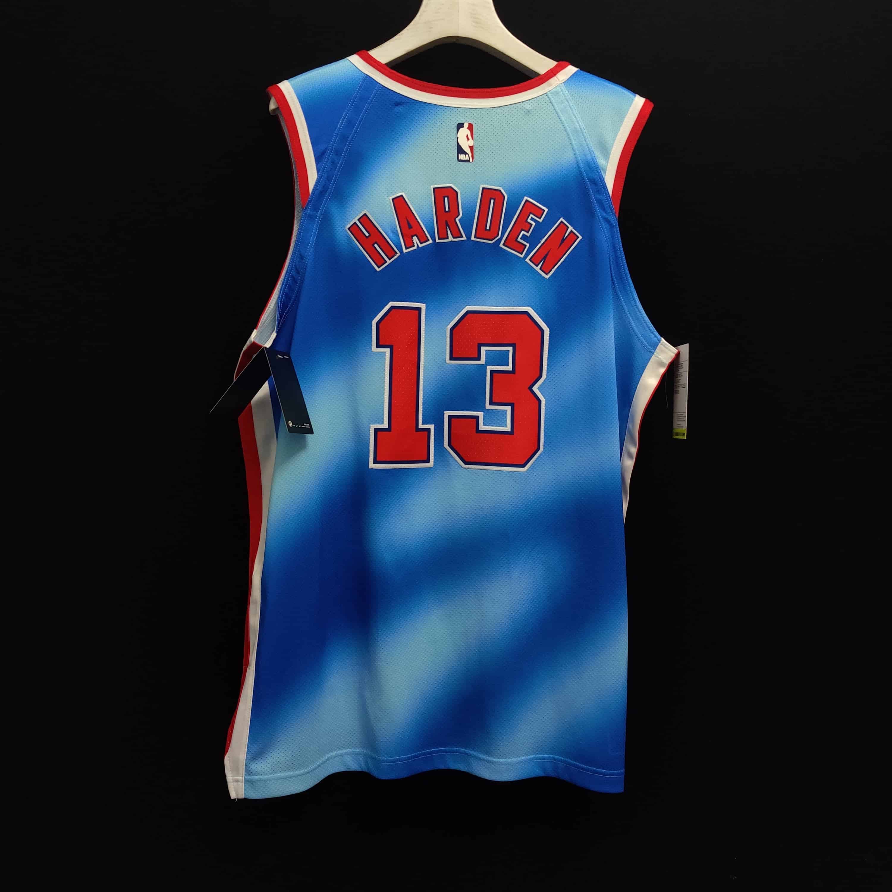 Custom Brooklyn Nets Throwback Authentic Jersey - Image 3