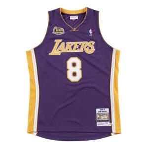 Kobe Bryant #8 Los Angeles Lakers Purple Throwback Jersey