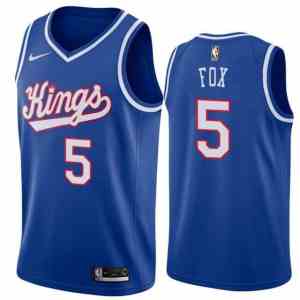 De'Aaron Fox Sacramento Kings Throwback Jersey