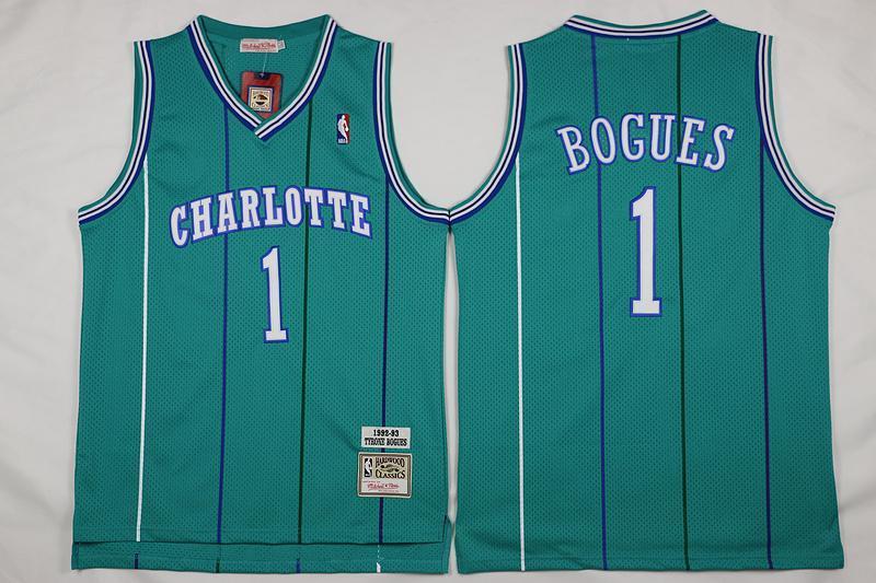 Muggsy Bogues Charlotte Hornets Throwback Jersey - Image 2