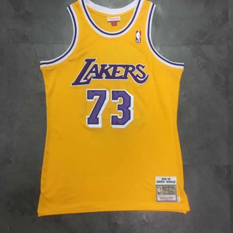 Dennis Rodman Los Angeles Lakers Throwback Jersey - Image 4