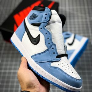 Jordan 1 Retro High White University Blue Black