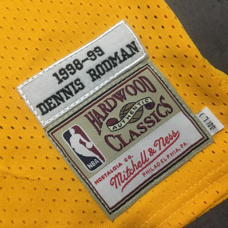 Dennis Rodman Los Angeles Lakers Throwback Jersey - Image 6