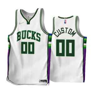 Custom Milwaukee Bucks 2021-22 City Edition Jersey