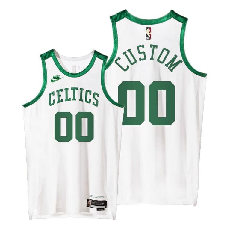 Custom Boston Celtics 75th Anniversary Jersey
