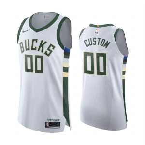 Custom Milwaukee Bucks Authentic Jersey
