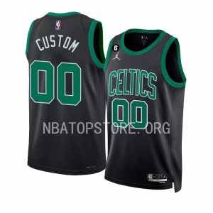 Custom Boston Celtics 2022-23 Statement Jersey