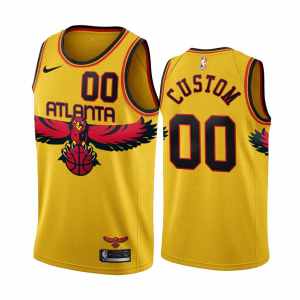 Custom Atlanta Hawks 2021-22 City Edition Authentic Jersey
