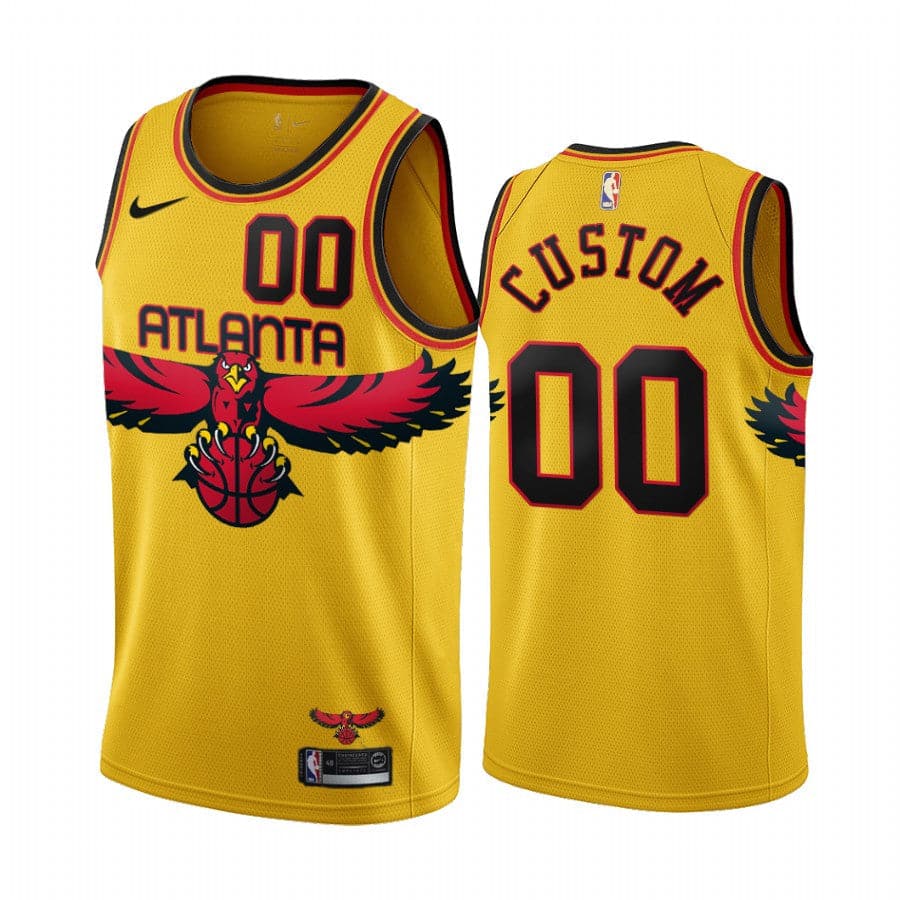 Custom Atlanta Hawks 2021-22 City Edition Authentic Jersey