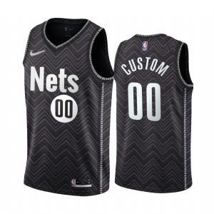 Custom Brooklyn Nets 2020-21 Earned Edition Jersey