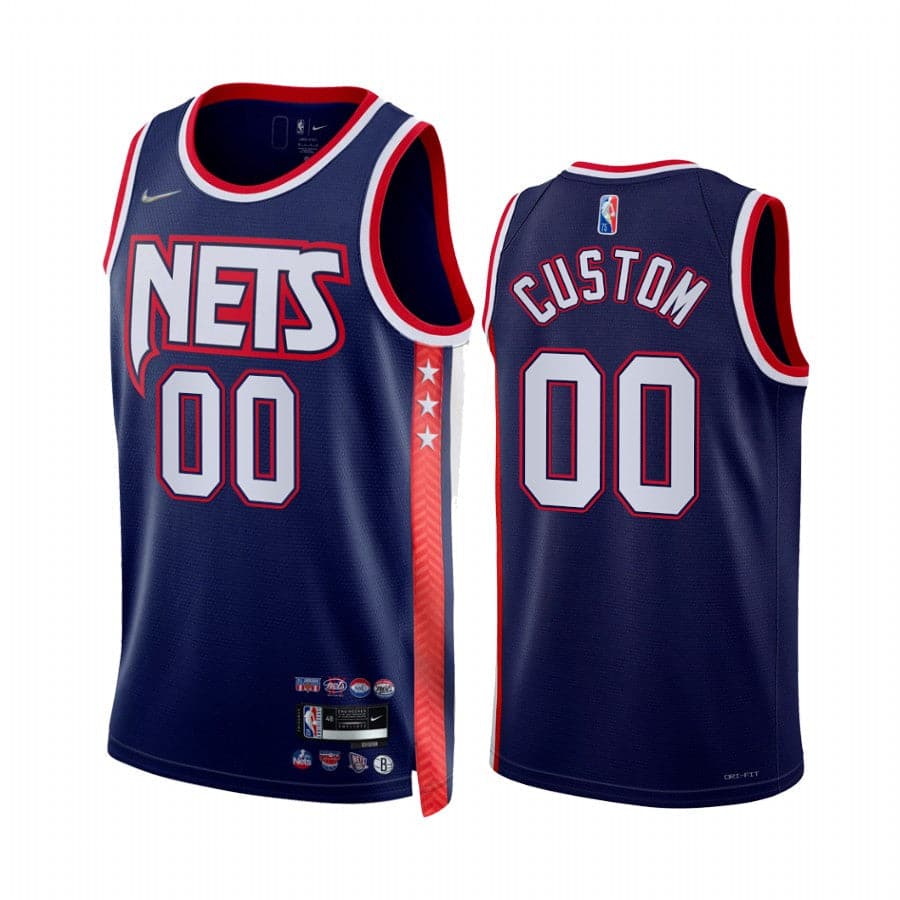 Custom Brooklyn Nets 2021-22 City Edition Jersey