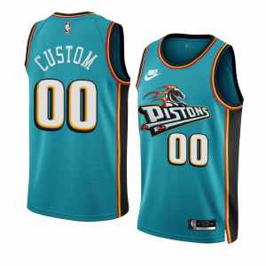 Custom Detroit Pistons 2022-23 Classic Jersey