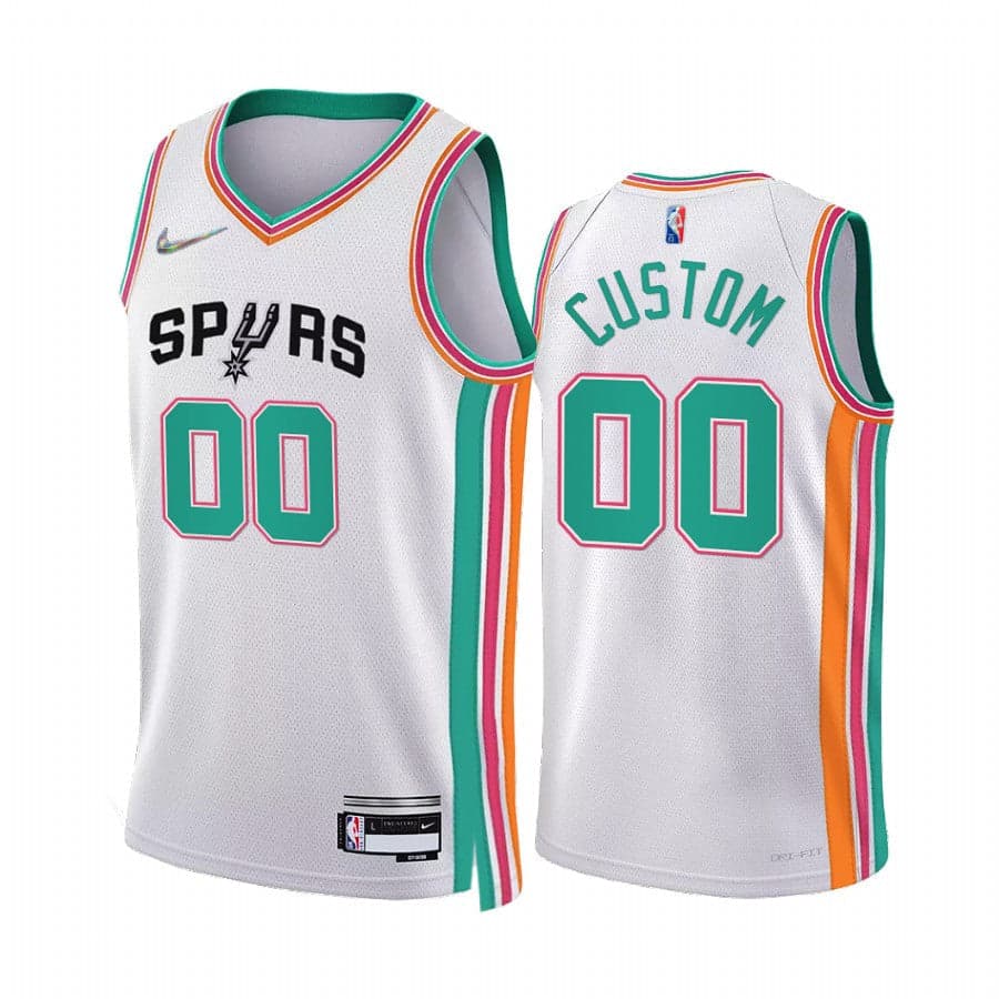 Custom San Antonio Spurs 2021-22 City Edition Jersey