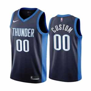 Custom Oklahoma City Thunder 2020-21 Earned Edition Jersey (PRE-ORDER)