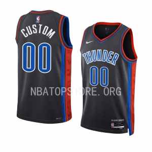 Custom Oklahoma City Thunder 2022-23 City Edition Jersey