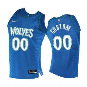 Custom Minnesota Timberwolves 2021-22 City Edition Jersey