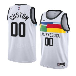 Custom Minnesota Timberwolves 2022-23 City Edition Jersey