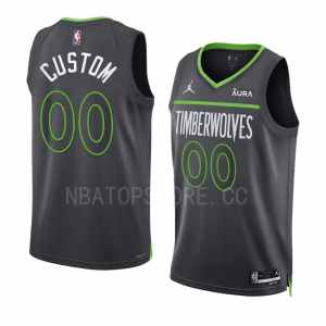 Custom Minnesota Timberwolves 2022-23 Statement Jersey