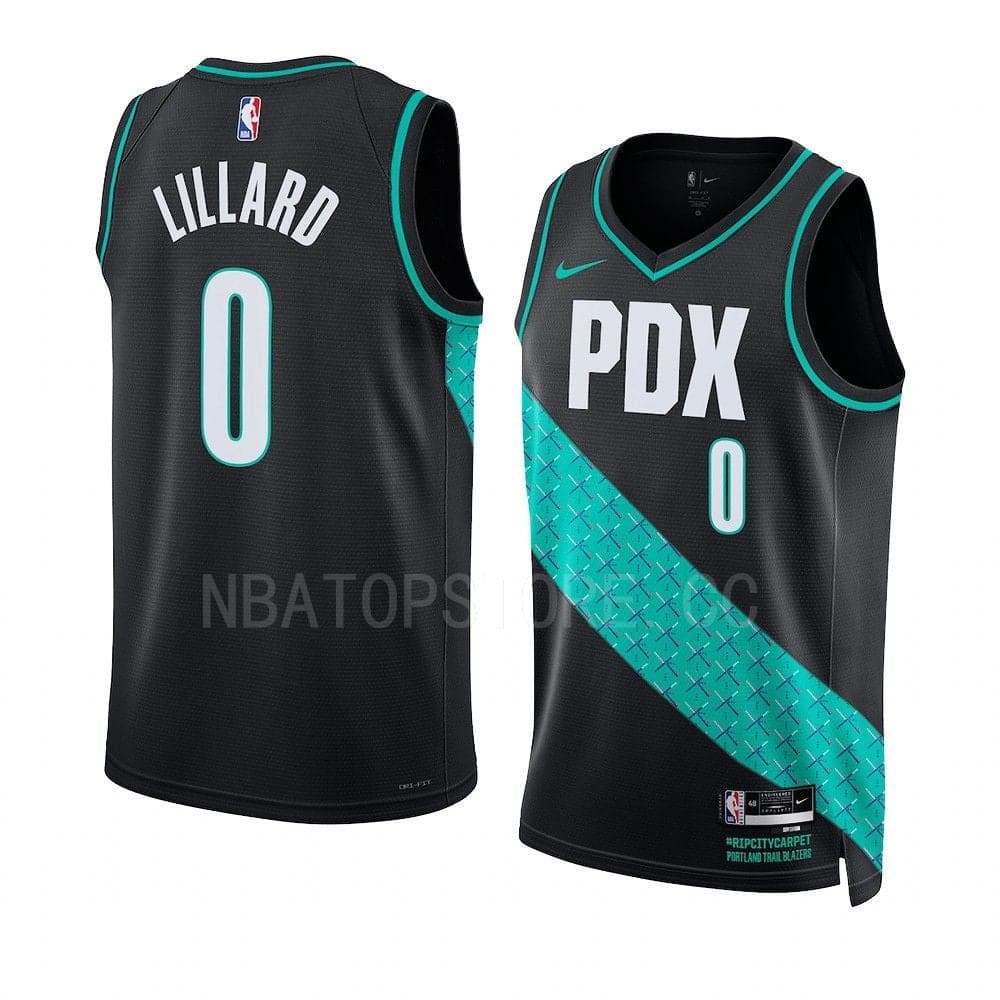 Damian Lillard Portland Trailblazers 2022-23 City Edition Jersey