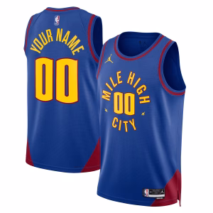 Custom Denver Nuggets Statement Jersey
