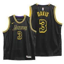Anthony Davis Los Angeles Lakers Black City Edition Jersey